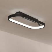 LED plafondlamp Codriales in zwart