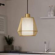 Ciudadela hanglamp, zwart/messing