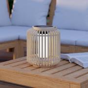 LED lantaarn Marliano, licht hout, hout