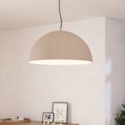Gaetano 1 hanglamp, Ø 53 cm, zand/crème, staal