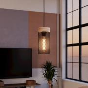 Hanglamp Kilnsdale, Ø 11 cm, zwart/bruin, staal