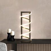 LED tafellamp Gwen, zwart, hoogte 45 cm, CCT, touchdimmer