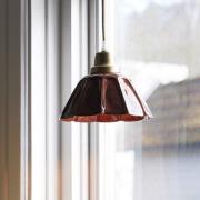 PR Home Hanglamp Ester, terracotta, Ø 17 cm, ijzer Stekker