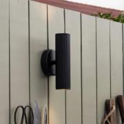 Globen Lighting wandlamp Hubble, zwart, hoogte 21 cm IP44