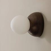 Globen Lighting wandlamp Torrano, bruin, Ø 13 cm, IP44