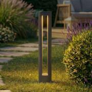 Lindby LED tuinpadverlichting Soriq, antraciet, hoogte 75 cm, IP54