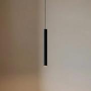 Lindby LED hanglamp Lumaro, zwart, 27 cm, 48 V, dimbaar