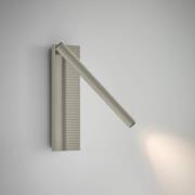 Bover LED wandlamp Arid A/02 grijs, aluminium, 2.700 K