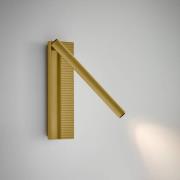 Bover LED wandlamp Arid A/02 zandgeel, aluminium, 2.700 K