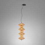 Bover LED hanglamp Yuyun S/7C, dimbaar 0-10V, beige