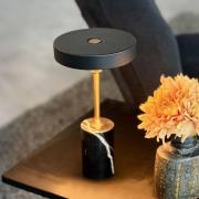 Dyberg Larsen LED tafellamp Starlight, zwart/messing