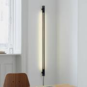 GEJST wandlamp Radent, zwart, hoogte 135 cm, G13 LED