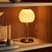 FRANDSEN Tafellamp Ball Glass, amber, glas, 37 cm, E14