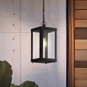 Buiten hanglamp Alamonte 1, zwart, lengte 15 cm, metaal