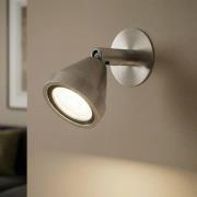 LED wandlamp Mini, draaibaar, nikkel, 5.000K