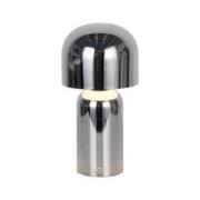 LED tafellamp Niko, chroomkleurig, hoogte 26 cm, metaal