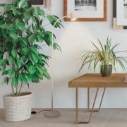 Vloerlamp Skriva, beige, verstelbaar, metaal, GU10