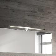 LED spiegellamp Dun 2 in 1, chroom, IP44, lengte 50 cm