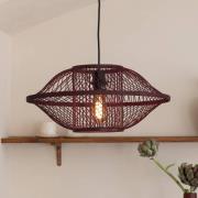 GOOD & MOJO hanglamp Maui, rood, Ø 50 cm, bamboe, E27