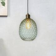 IT'S ABOUT ROMI Hanglamp Venice, ovaal, groen, glas, E27