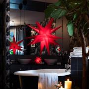 STERNTALER LED-ster, rood, Ø 40 cm, 18 punten, IP44