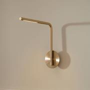 UMAGE LED wandlamp Omni Pivot, messingkleurig, dimbaar