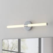 LED wandlamp Ramola, chroomkleurig, breedte 60 cm, IP44, CCT