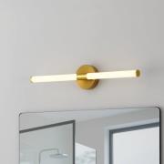 LED wandlamp Ramola, messingkleurig, breedte 60 cm, IP44, CCT