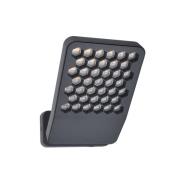 LED buiten wandlamp ATLANTIS, donkergrijs, 22 cm, metaal, IP54