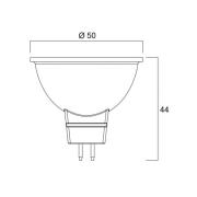 LED lamp SUPERIA RETRO GU5.3 MR16 4,6W 830 460lm 36°