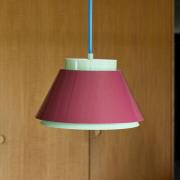 Hanglamp Remi, groen/rood, Ø 25 cm, metaal