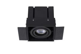 Lucide Trimless - inbouwspots - 97 x 97 mm, 97 x 97 mm inbouwmaat - zw...