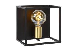 Lucide Ruben - wandverlichting - 22 x 18 x 22 cm - zwart