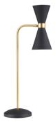 Maxlight Cornet - tafellamp - 67 cm - 2 x 5W LED incl. - zwart en goud