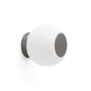 Faro Moy - plafond/wandverlichting - Ø 14 x 13 cm - IP44 - opaal