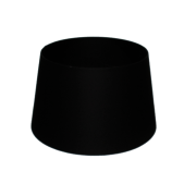 Artdelight Triad - lampenkap - Ø 50 x 30 cm - zwart