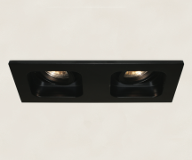 Artdelight Moggio - inbouwspot - 200 x 100 mm, 2 x Ø 89 mm inbouwmaat ...