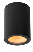 Lucide Volantis - opbouwspot - Ø 10,8 x 15,5 cm - IP54 - zwart