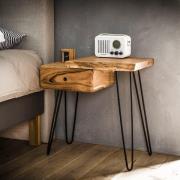 Vico Edge - nachtkastje - rechtse versie - 60 x 32 x 59 cm - acaciahou...