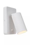 Lucide Clubs - wandspot - 9 x 14,9 x 16 cm - wit