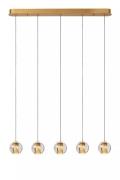 Lucide Dilenko 5L - hanglamp - 84 x 10 x 150 cm - 5 x 3,5W LED incl. -...
