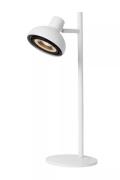 Lucide Sensas - tafellamp - Ø 18 x 46,7 cm - wit