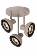 Lucide Sensas - opbouwspot - Ø 25,8 cm x 26,8 cm - beige