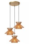 Lucide Tasman - hanglamp - 60,9 x 57 x 150 cm - naturel