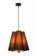 Lucide Gregory - hanglamp - Ø 34,3 x 165 cm - zwart