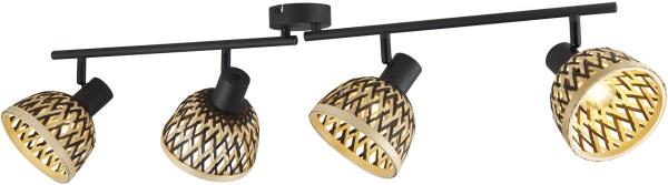 Searchlight Lance - opbouwspot 4L - 94 x 13 x 22 cm - zwart