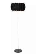 Lucide Spencer - vloerlamp - Ø 40 x 156 cm - zwart