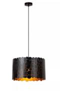 Lucide Almelo - hanglamp - Ø 40 x 155 cm - zwart