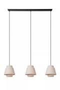 Lucide Tribute 3L - hanglamp - 120 x 25 x 150 cm - beige