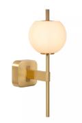 Lucide Elda - wandlamp - 18,4 x 12 x 34,5 cm - IP44 - goud